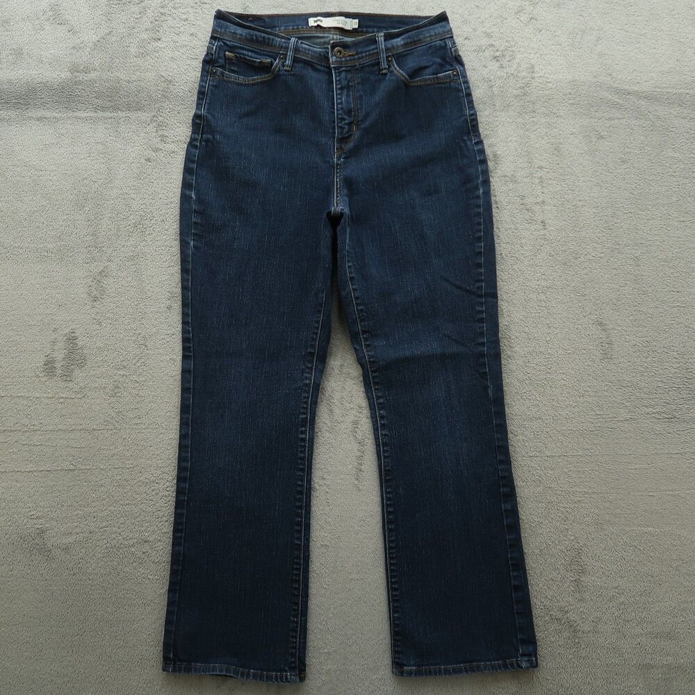Levi's 512 Jeans Women's Size 10S Blue High-Rise Slimming Bootcut 29" inseam